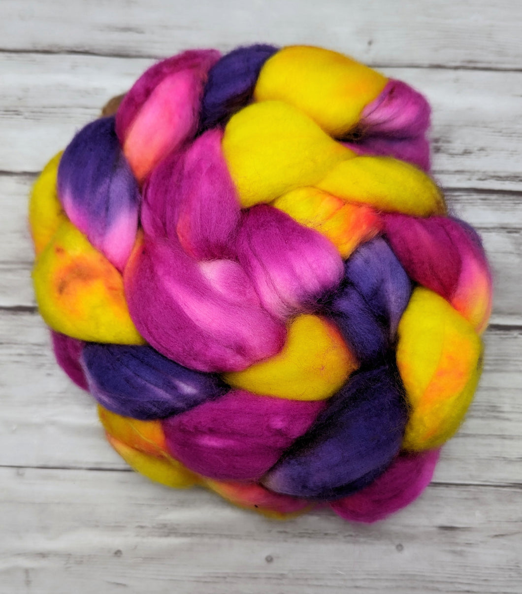 Bahama Mama-Superwash Merino-Combed Top-Ready to Ship