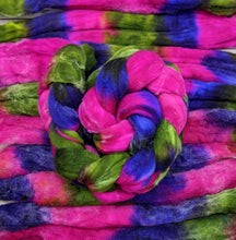 Load image into Gallery viewer, Moonlight and Orchids-Merino/Silk Combed Top-Ready to Ship